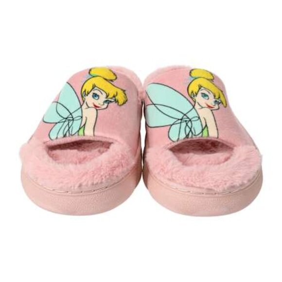 NWT Ladies Juniors Disney Tinker Bell Fluffy Slippers - Picture 1 of 5